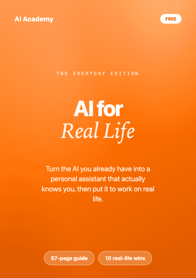 AI for Real Life