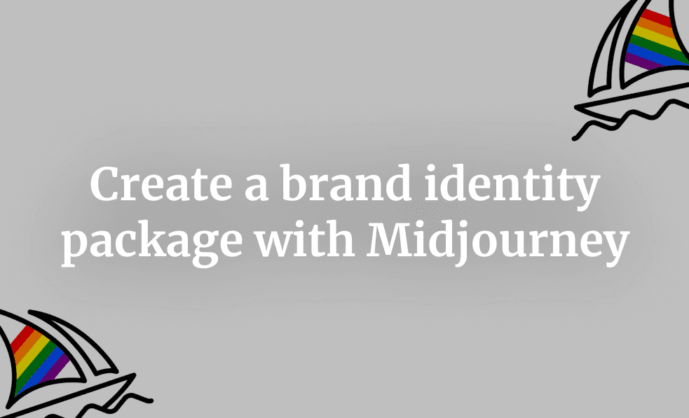 Create a brand identity package with Midjourney
