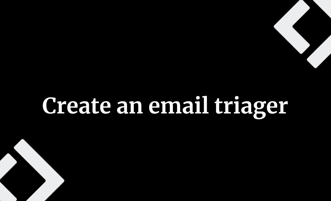 Create an email triager