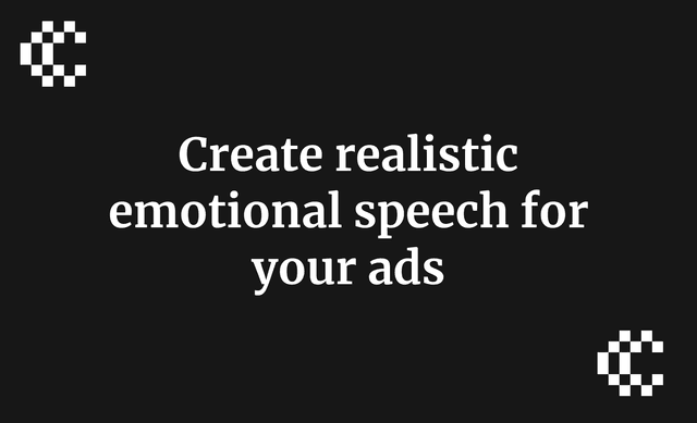 Create realistic emotional speech for your ads