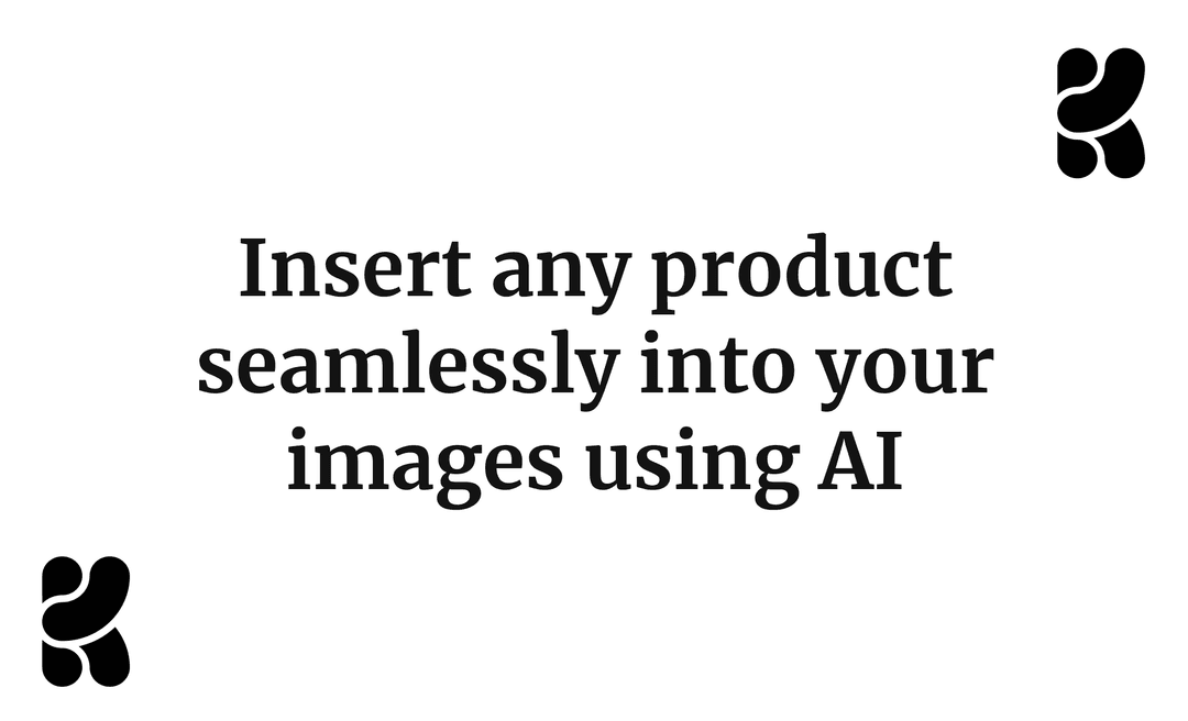 Insert any product seamlessly into your images using AI