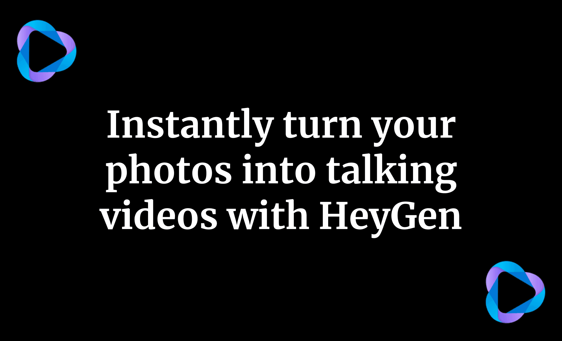 Instantly turn your photos into talking videos with HeyGen