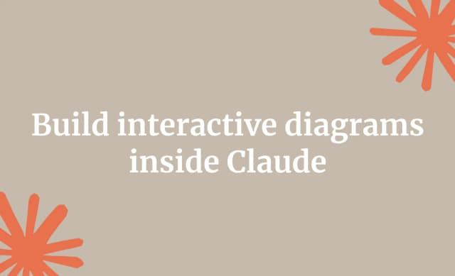 Build interactive diagrams inside Claude