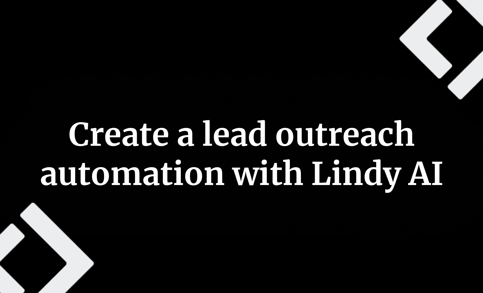 Create a lead outreach automation with Lindy AI