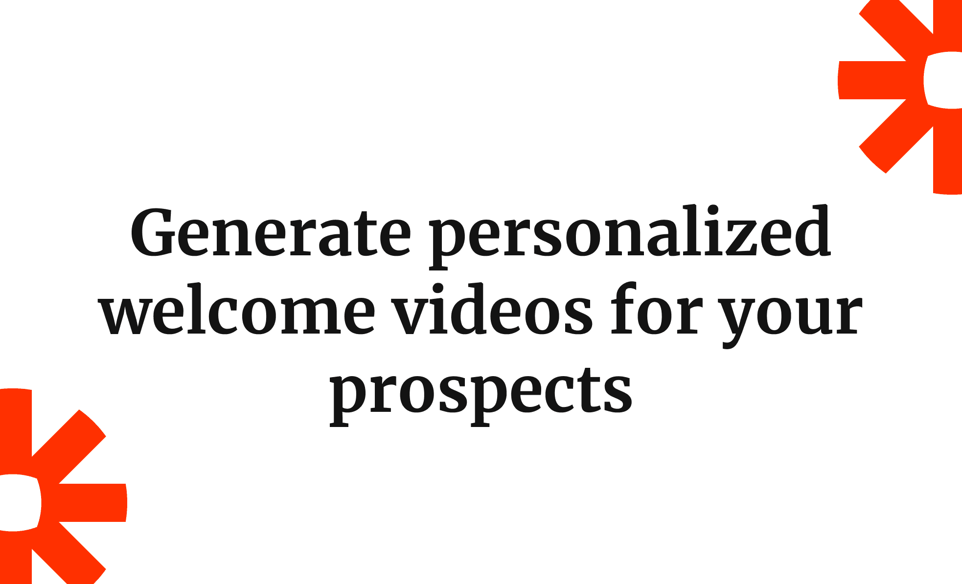 Generate personalized welcome videos for your prospects using Zapier and SendPotion