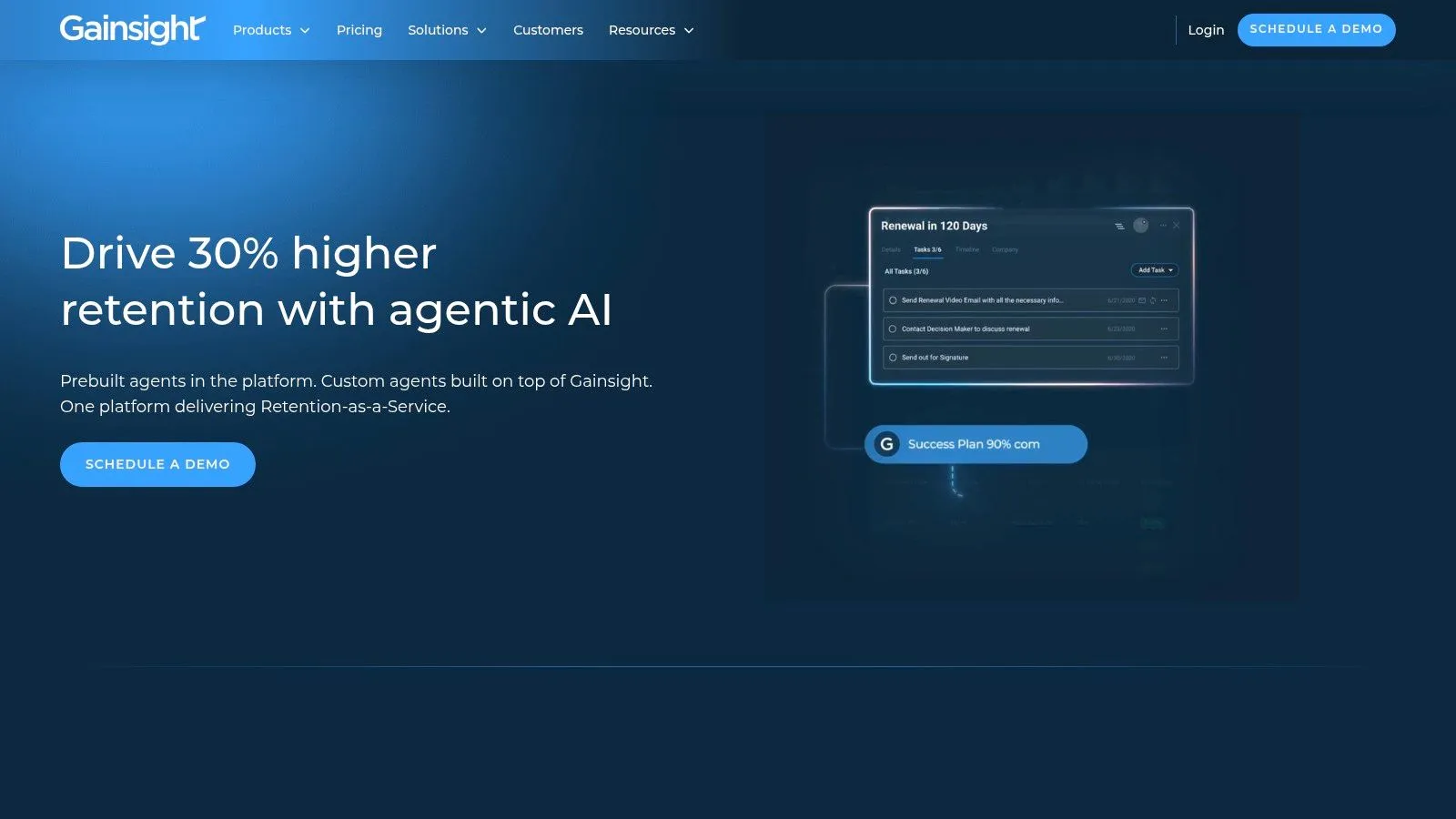 Gainsight (Horizon AI + Agentic Stack for Customer Success)